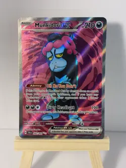 Munkidori EX Shrouded Fable Ultra Rare Darkness Card 083/064 - Image 1