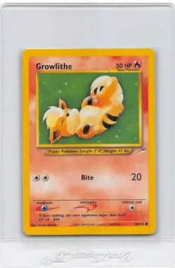 GROWLITHE 68/105 - COMMON - Neo Destiny - VINTAGE WOTC Pokemon Card - NM/M - Image 1