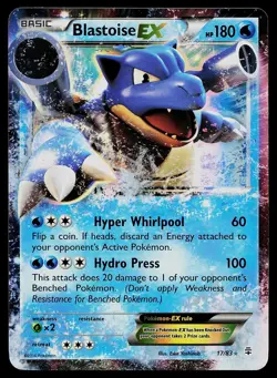 Pokemon Card - Blastoise EX Generations 17/83 Holo EX Rare - Image 1