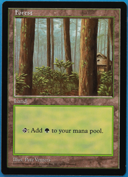 Forest (APAC a Japan Promo) NM MTG MAGIC CARD (506321) ABUGames - Image 1