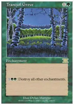 Tranquil Grove - Damaged / Poor MTG Classic 6th Edition - Image 1