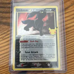 Umbreon Gold Star 17/17 Celebrations - Error card - Image 1