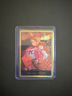 Bandai One Piece Card Game Nami Gold Don!! Card EB-03 - Image 1