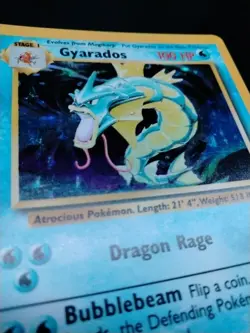 Pokemon TCG Gyarados Holo Rare Card 006/102 Base Set 1999 - Image 2