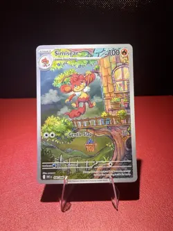 Simisear White Flare Holo Pokemon TCG Card Illustration Rare 100/086 - Image 1