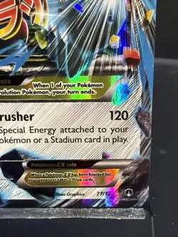 Pokemon Card TCG M Scizor EX 77/122 Breakpoint Ultra Rare Holo Rare 2016 LP - Image 4