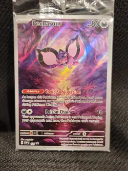 Pokemon Pecharunt SVP 129 Black Star Promo NM & Sealed - Image 1