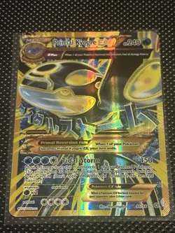 Primal Kyogre EX Shiny Full Art Holo Ultra Rare Card 96/98 XY-Ancient Origins - Image 1