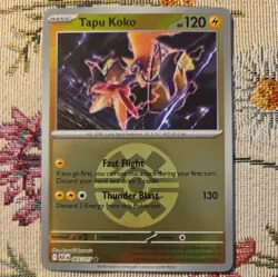 Tapu Koko 067/217 Pokeball Reverse Holo Ascended Heroes Pokemon Card - Image 1