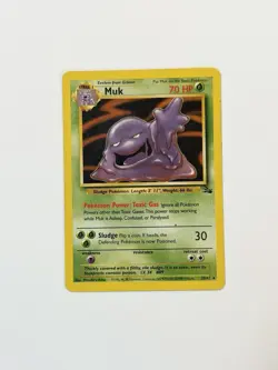 Pokemon TCG Muk 28/62 Fossil Card Regular - Image 1