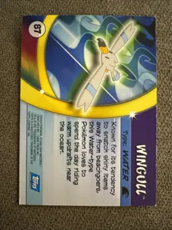 Pokemon Card - Wingull #87 - Advanced Challenge - Topps - Image 4
