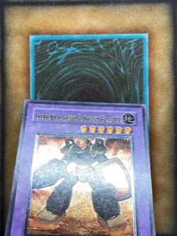 Yugioh Elemental Hero Rampart Blaster EEN-EN033 Ultimate Rare 1st Ed EURO NM - Image 2