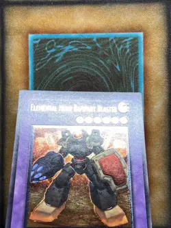 Yugioh Elemental Hero Rampart Blaster EEN-EN033 Ultimate Rare 1st Ed EURO NM - Image 3