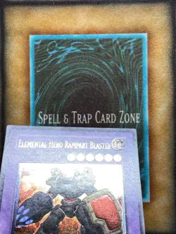 Yugioh Elemental Hero Rampart Blaster EEN-EN033 Ultimate Rare 1st Ed EURO NM - Image 5