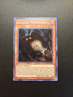 Yugioh! LP Danger! Mothman! MP19-EN219 Prismatic Secret Rare 1st Edition A6 - Image 1