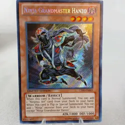 Ninja Grandmaster Hanzo CT09-EN003 CT2012 Secret Rare Limited Edition LP - Image 1