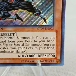 Ninja Grandmaster Hanzo CT09-EN003 CT2012 Secret Rare Limited Edition LP - Image 4