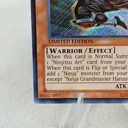 Ninja Grandmaster Hanzo CT09-EN003 CT2012 Secret Rare Limited Edition LP - Image 5
