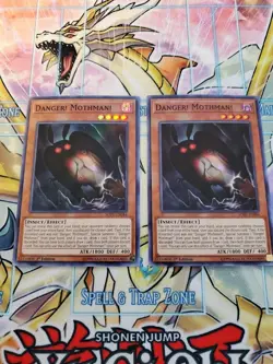 Yugioh - Danger! Mothman! SOFU-EN084 NM 1st ed Super Rare x2 - Image 1