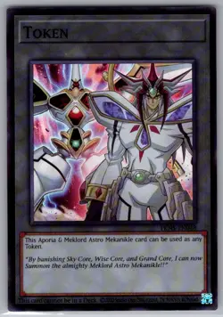 Token: Aporia and "Meklord Astro Mekanikle" TKN5-EN048 Yu-Gi-Oh Chaos Origins SR - Image 1