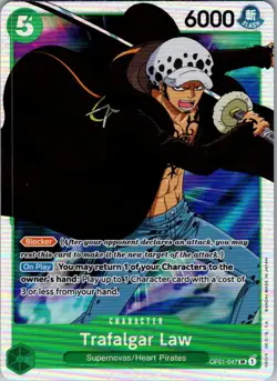 One Piece Romance Dawn Trafalgar Law 047 OP01 047 Foil NM - Image 1