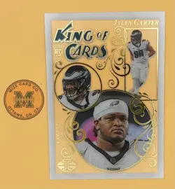 Jalen Carter - 2023 Illusions - King of Cards - Rookie (RC) - No. 18 - Eagles - Image 1