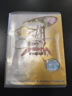 1999 POKEMON NEO GENESIS PREMIUM FILE 1 FOLDER Complete, NM Cards - Image 1