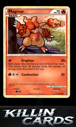 Magmar 42/102 Pokemon Uncommon Triumphant Card LP - Image 1