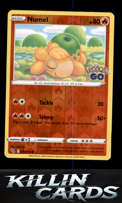 Numel 013/078 Pokemon Common Pokemon GO Card NM - Image 1