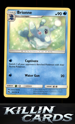 Brionne 66/214 Pokemon Uncommon SM - Lost Thunder Card NM - Image 1