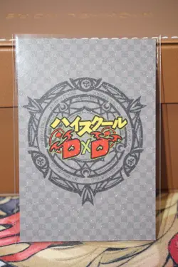 Akeno Himejima Black Demon Wings High School DxD Sexy Waifu Textured Custom Card - Image 2