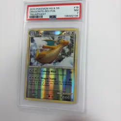 2010 POKEMON HEARTGOLD & SOULSILVER TRIUMPHANT #18 DRAGONITE-REV.FOIL TRIUMPHANT - Image 3