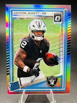 2025 Panini Donruss Optic - Rated Rookie Ashton Jeanty #202 Holo Prizm (RC) - Image 1