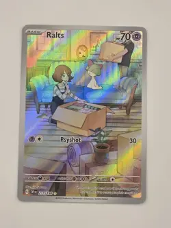 Ralts 211/198- NM Illustration Rare - Pokemon Scarlet & Violet - Image 1