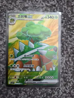 Torterra Ex 211/204 Sr Csv7c Chinese Pokemon Card - Image 1