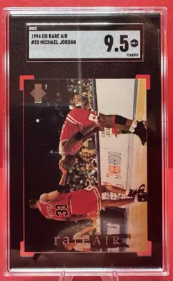 Michael Jordan 1994 Upper Deck Rare Air #20 SGC 9.5MT+ - Image 1