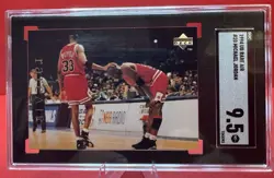 Michael Jordan 1994 Upper Deck Rare Air #20 SGC 9.5MT+ - Image 2