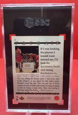 Michael Jordan 1994 Upper Deck Rare Air #20 SGC 9.5MT+ - Image 3