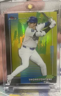2026 Topps Finest - RARE Yellow Refractor 197/275 - Shohei Ohtani - Image 1