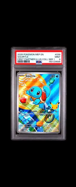 Mega Evolution First Partner Collection Squirtle Psa 10 - Image 1