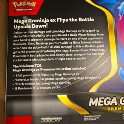 Pokemon TCG Premium Collection Mega Greninja Ex Box Factory Sealed - Image 3