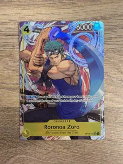 One piece Roronoa Zoro OP15-113 SR Adventure on Kami's Island One Piece TCG NM - Image 1