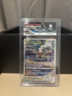Pokemon TCG Darkrai VSTAR GG50/GG70 Sword & Shield Crown Zenith ACE 9 MINT - Image 1