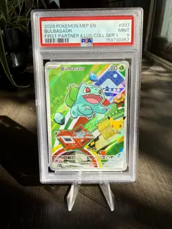 PSA 9 2026 Pokemon TCG Bulbasaur 037 Me: Mega Evolution Promo Holo EN - Image 1
