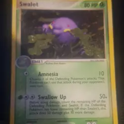 Pokemon TCG Swalot Hidden Legends Regular 80HP Stage 1 Uncommon English - Image 1