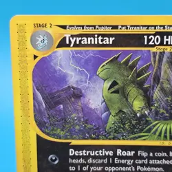 Tyranitar 040/147 Aquapolis Regular Non-Holo Rare Pokemon TCG Nintendo - Image 2
