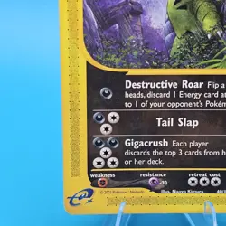 Tyranitar 040/147 Aquapolis Regular Non-Holo Rare Pokemon TCG Nintendo - Image 5