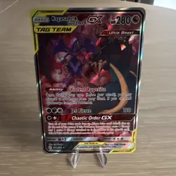 Pokemon TCG Naganadel & Guzzlord GX TAG TEAM Full Art Cosmic Eclipse 224/236 - Image 1