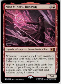 Nico Minoru Runaway Foil 700 Commander: Marvel Super Heroes Magic the Gathering - Image 1