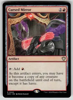 Cursed Mirror Rare Commander: Secrets of Strixhaven 242 MTG Near Mint 2026 - Image 1